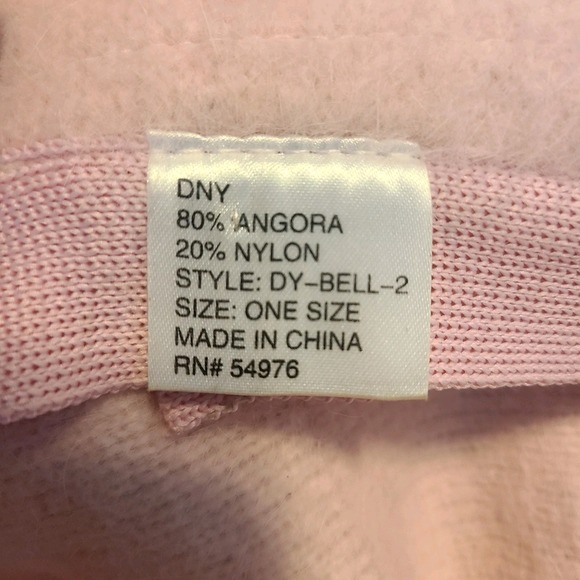 Angora Rabbit Blend Fuzzy Bucket Hat‎ Winter Warm Fuzzy Y2K Pink - Picture 4 of 4